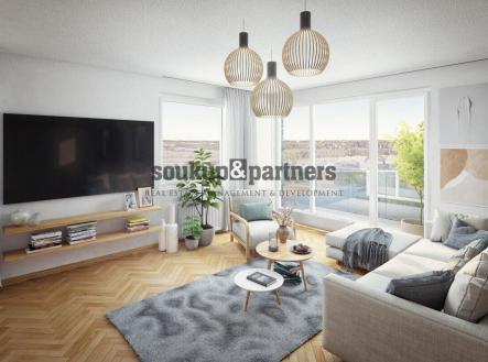 Prodej bytu, 2+kk, 59 m²