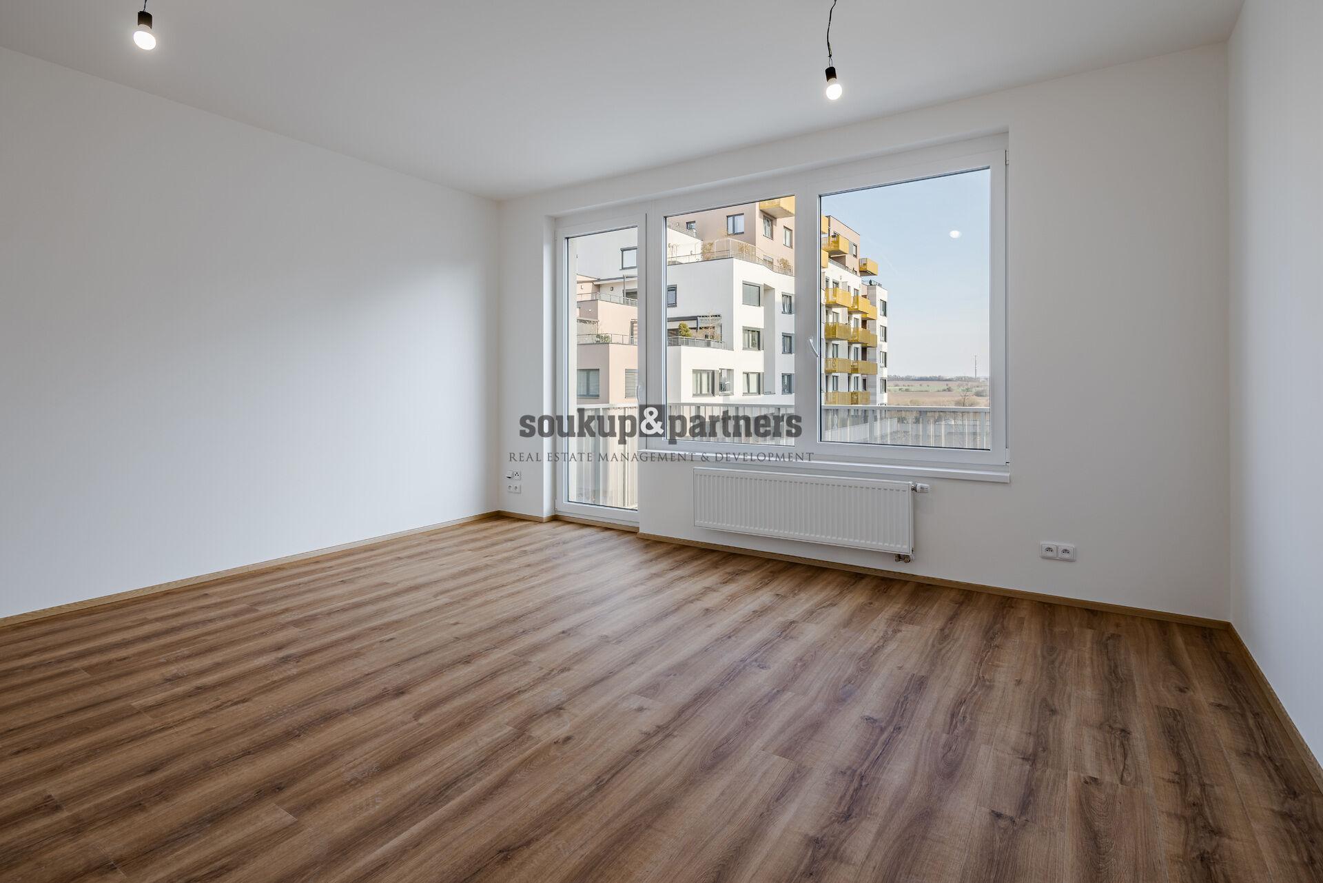 Prodej družstevního bytu 1+kk s balkonem, Praha 10 – Štěrboholy, projekt Malý Háj