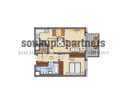 Prodej bytu, 2+kk, 61 m²