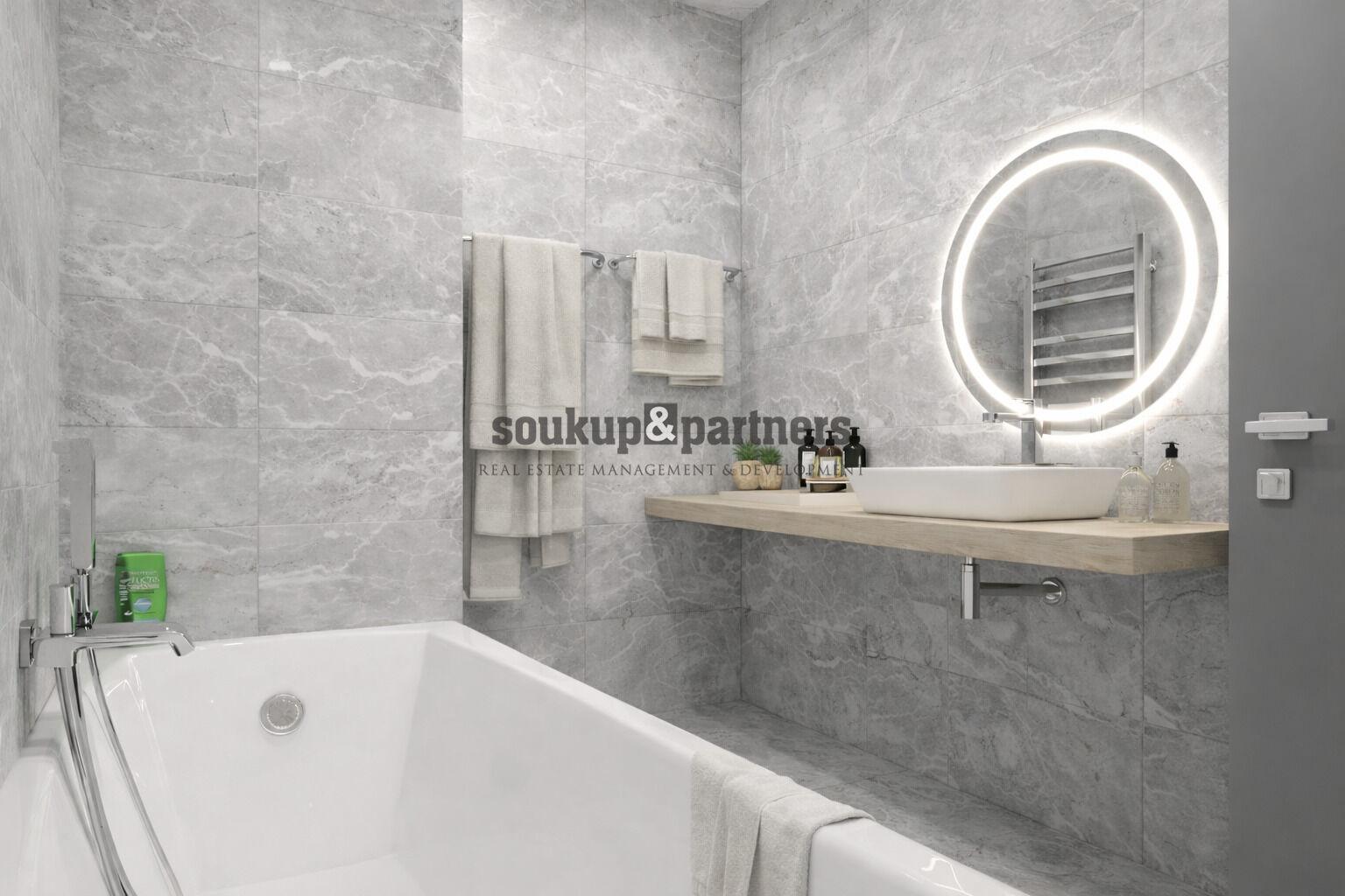 Prodej nového bytu 2+kk s lodžií, Praha 5 – projekt Kaskády Barrandov.