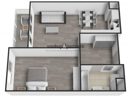 Prodej bytu, 2+kk, 57 m²
