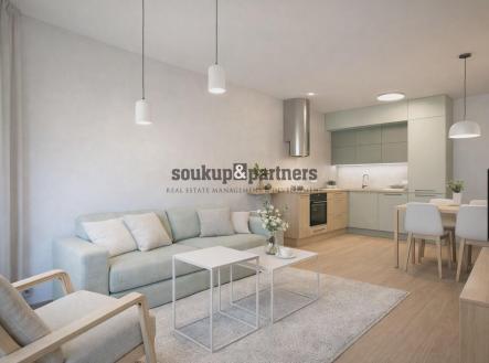 Prodej bytu, 2+kk, 48 m²