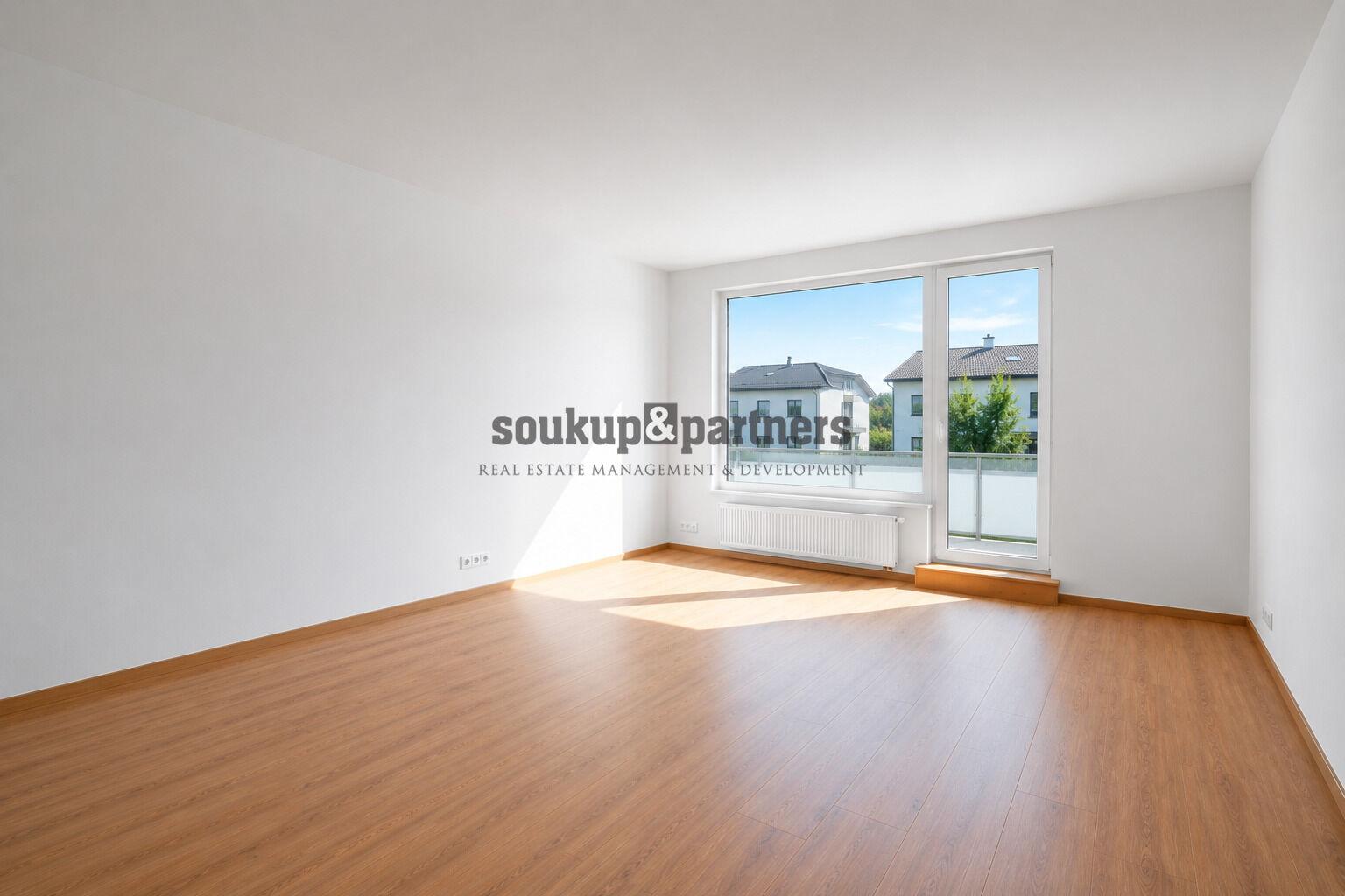 Nový družstevní byt 1+kk/ Balkon - 42 m2, parkovací stání, sklep - projekt PORTTI Kladno.