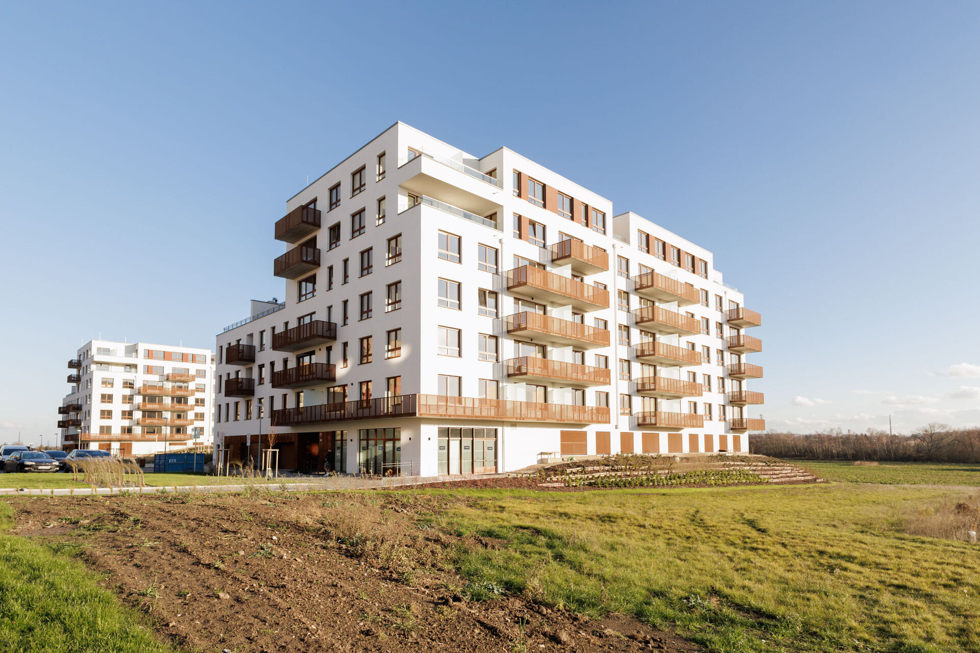 Prodej bytu 2+kk (55,1m2) s balkonem (7m2) a garážovým stáním - Malý Háj Praha 10