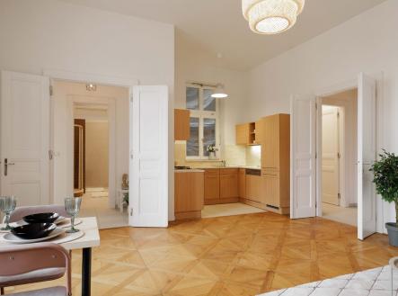 Prodej bytu, 2+kk, 102 m²