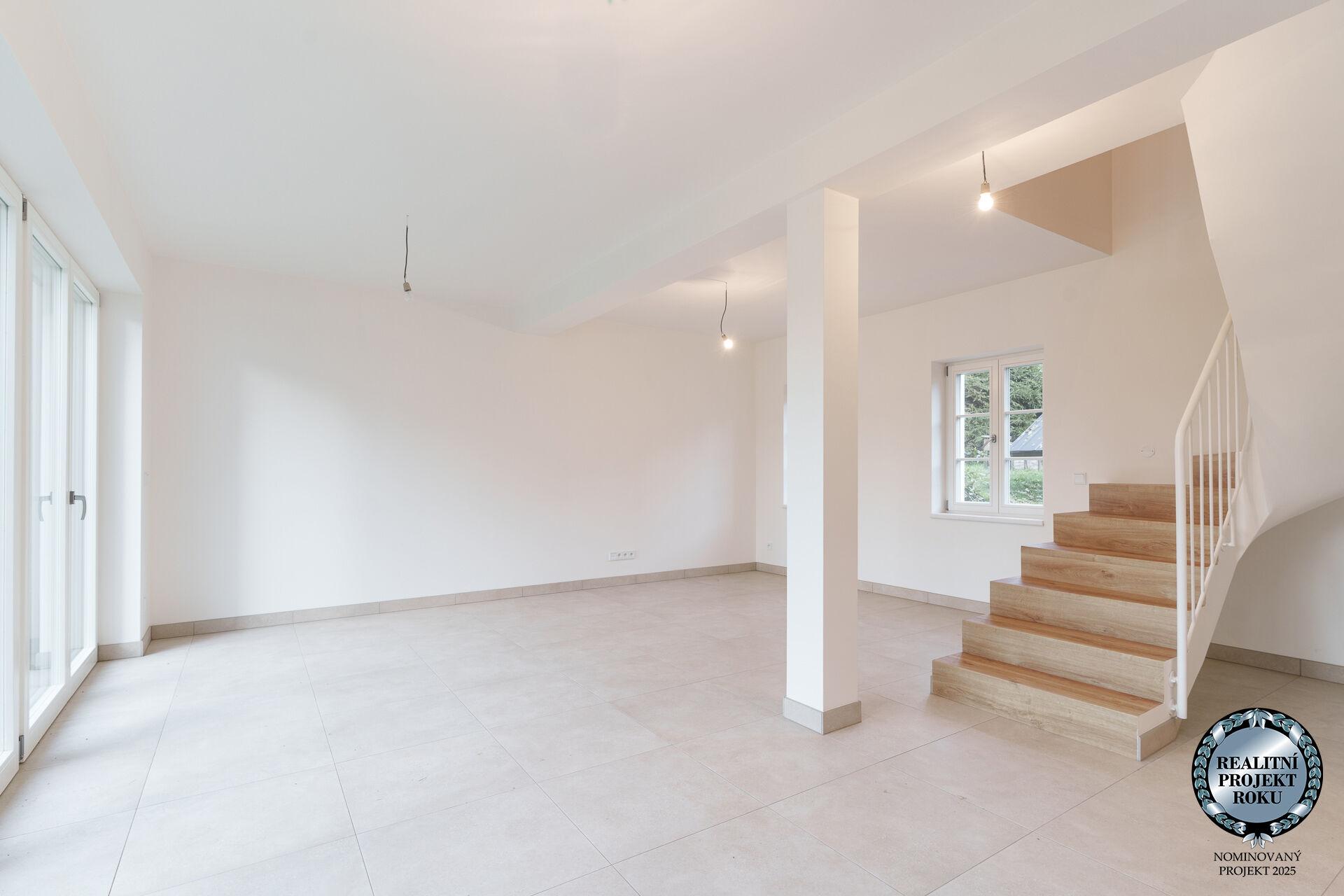 Apartmán A7 – 3+kk, 83,4 m², 1.–2.NP, terasa 14,25 m² – Antonínov, Jizerské hory