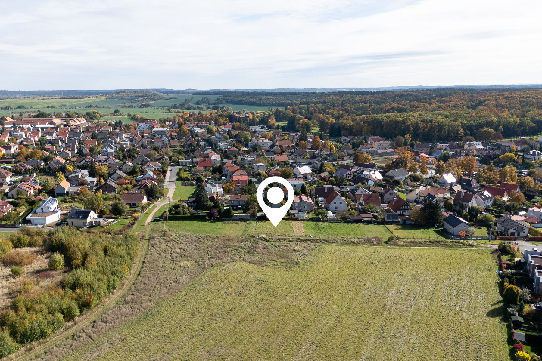 Stavební pozemek 652 m² – Lány