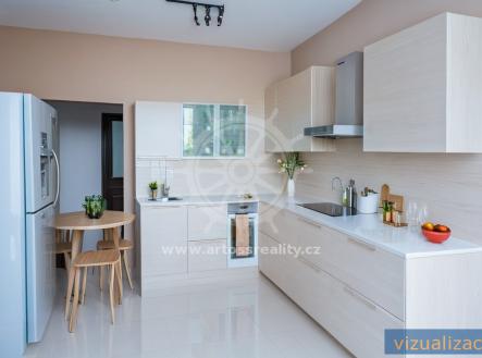 Vizualizace kuchyně | Prodej bytu, 3+1, 93 m²