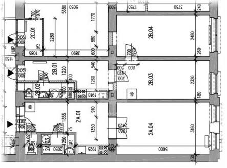 Půdorys bytu | Pronájem bytu, 1+1, 34 m²