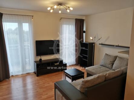 obývací pokoj | Pronájem bytu, 2+kk, 44 m²