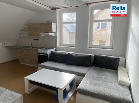 N50801_Obývací pokoj s kk_4 | Pronájem bytu, 1+1, 45 m²