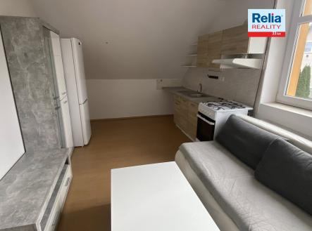 N50801_Obývací pokoj s kk_3 | Pronájem bytu, 1+1, 45 m²