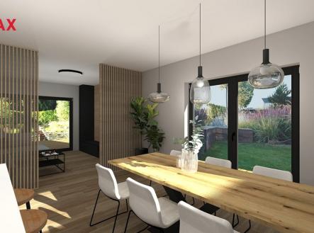obyvak-delici-stena.jpg | Prodej - dům/vila, 107 m²