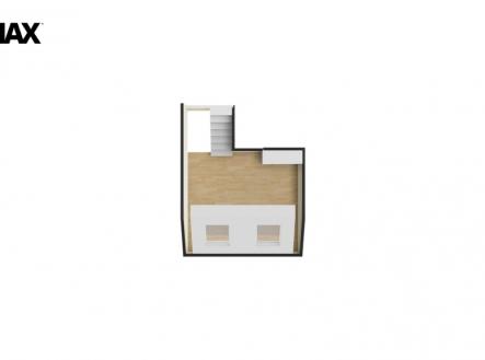 3. 3D půdorys 4. NP domu | Prodej - dům/vila, 229 m²