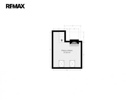 4. 2D půdorys s výměrami 4. NP domu | Prodej - dům/vila, 229 m²