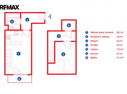 2kk-radotin.jpg | Pronájem bytu, 2+kk, 72 m²