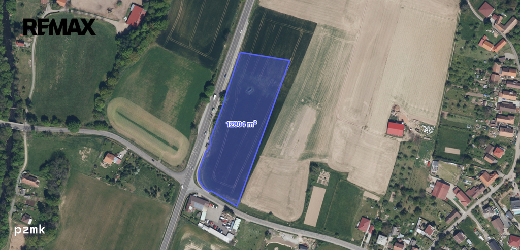 3. Katastrální mapa pozemku parc. č. 1212 u obce Lukavice