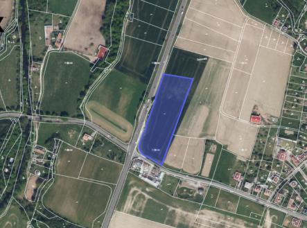 4. Katastrální mapa pozemku parc. č. 1212 u obce Lukavice | Prodej - pozemek pro komerční výstavbu, 12 804 m²