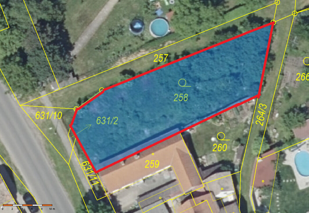 Prodej pozemku 559m2 Slavětín