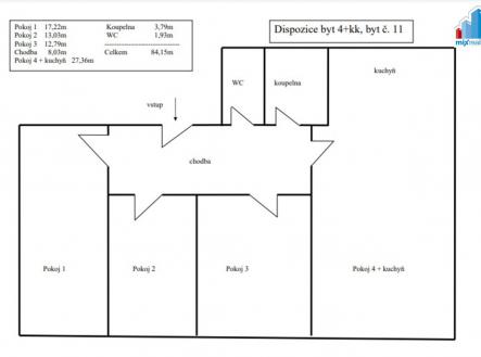 Fotka 1 | Prodej bytu, 4+kk, 84 m²