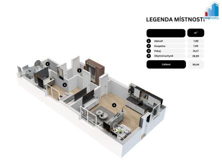 Fotka 3 | Prodej bytu, 2+kk, 59 m²