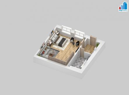 Fotka 4 | Prodej bytu, 1+kk, 53 m²