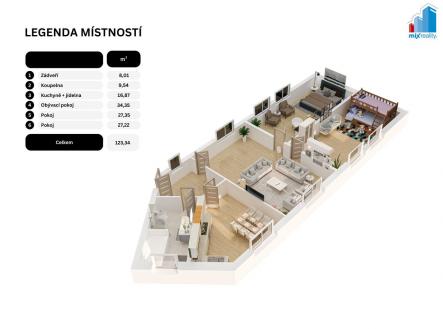 Fotka 3 | Prodej bytu, 3+1, 120 m²