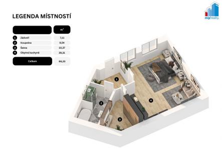 Fotka 3 | Prodej bytu, 1+kk, 66 m²
