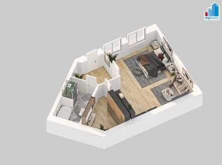 Fotka 4 | Prodej bytu, 1+kk, 66 m²