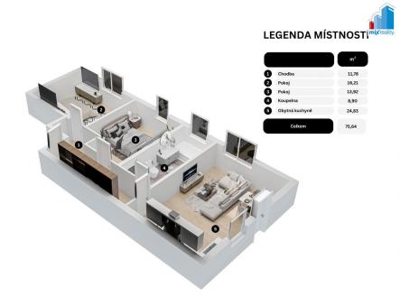 Fotka 3 | Prodej bytu, 3+kk, 76 m²