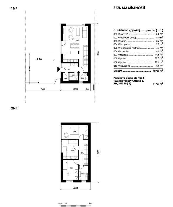 Pronájem novostavby moderního RD 4+kk se zahradou – Plzeň, Valcha