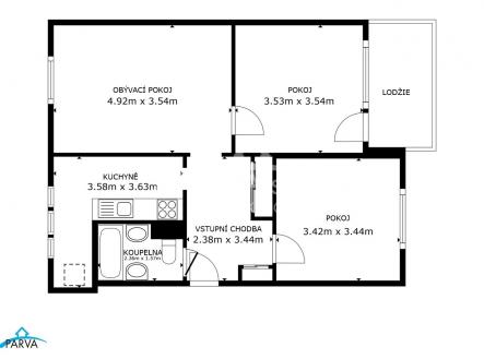 foto: 2 | Prodej bytu, 3+1, 64 m²