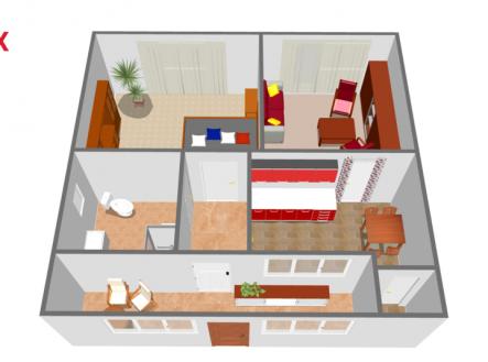 Dispozice bytu. | Prodej bytu, 2+1, 58 m²
