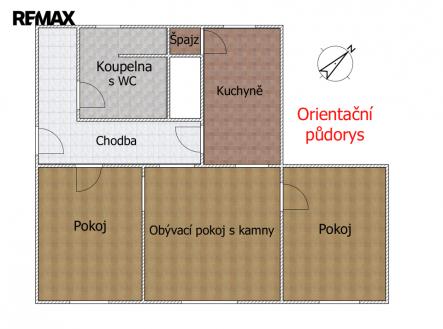 pudorys.png | Prodej bytu, 3+1, 88 m²