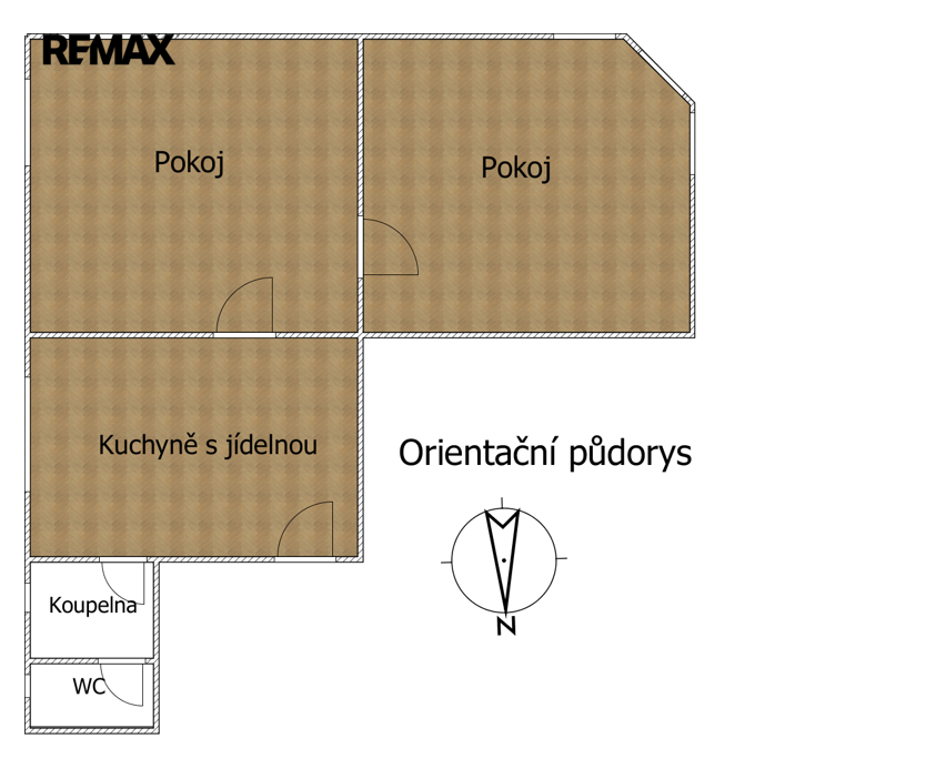 orientační půdorys