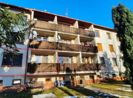 pohled na byt - obývací pokoj a kuchyň | Prodej bytu, 4+1, 116 m²