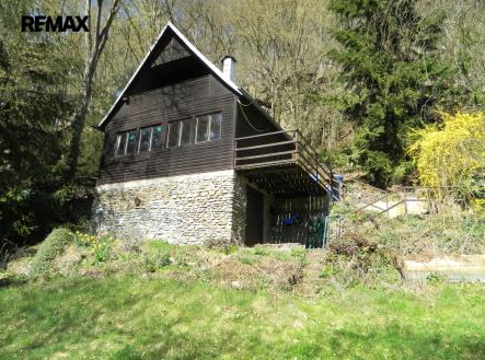 Celkový pohled na chatu. | Prodej - chata/rekreační objekt, 54 m²