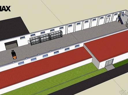 Vizualizace. | Pronájem - skladovací prostor, 950 m²
