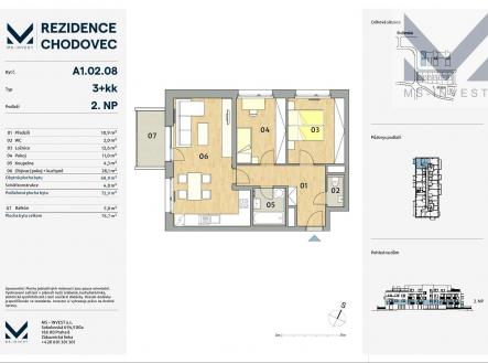 A10208.jpg | Prodej bytu, 3+kk, 69 m²