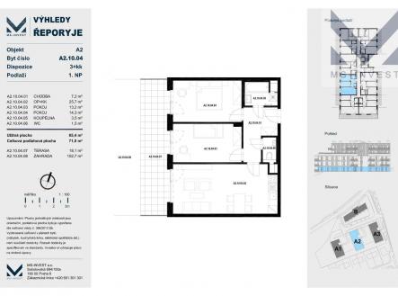 A2.10.04.jpg | Prodej bytu, 3+kk, 66 m²