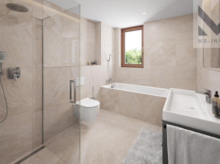 msinvest dolni mecholupy INT RD koupelna SAND.jpg | Prodej - dům/vila, 121 m²