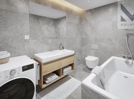 msinvest florianka B138 koupelna  ASH.jpg | Prodej bytu, 2+kk, 58 m²