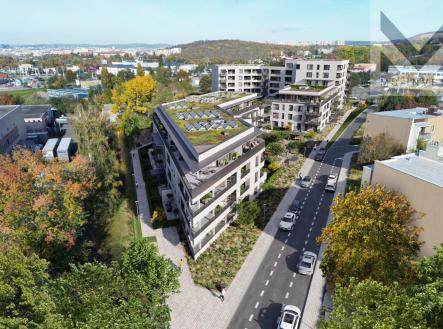 Rezidence Florianka_letecka_2_mensi.jpg | Prodej bytu, 3+kk, 87 m²