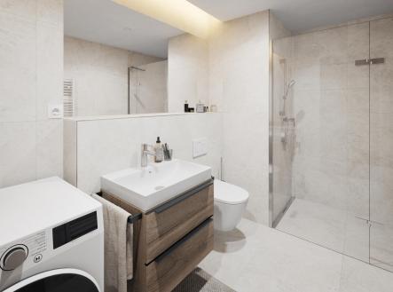 Zen Living 1.4.2 koupelna CREAM.jpg | Prodej bytu, 2+kk, 47 m²
