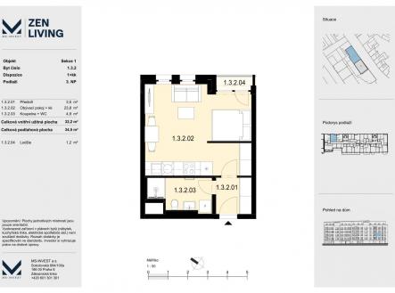 1.3.2.jpg | Prodej bytu, 1+kk, 35 m²