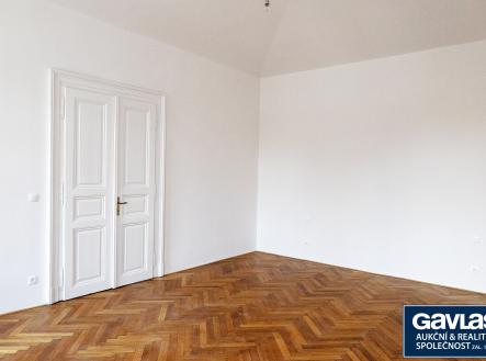 Větší ložnice - pohled ke vstupu | Pronájem bytu, 4+kk, 126 m²