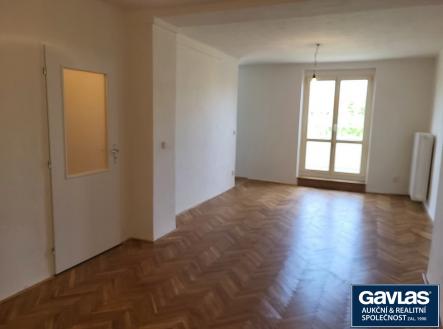 Pokoj - pohled k terase | Pronájem bytu, 1+kk, 50 m²