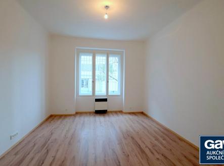 Pokoj - pohled k oknu | Pronájem bytu, 1+1, 55 m²