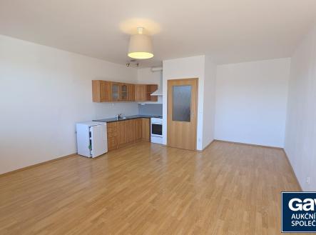 pohled od okna | Pronájem bytu, 1+kk, 34 m²