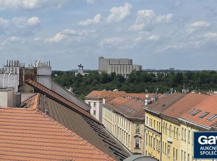 Výhled z kuchyňského koutu | Pronájem bytu, 3+kk, 73 m²